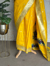 Paithani Saree with Peacock Buttas