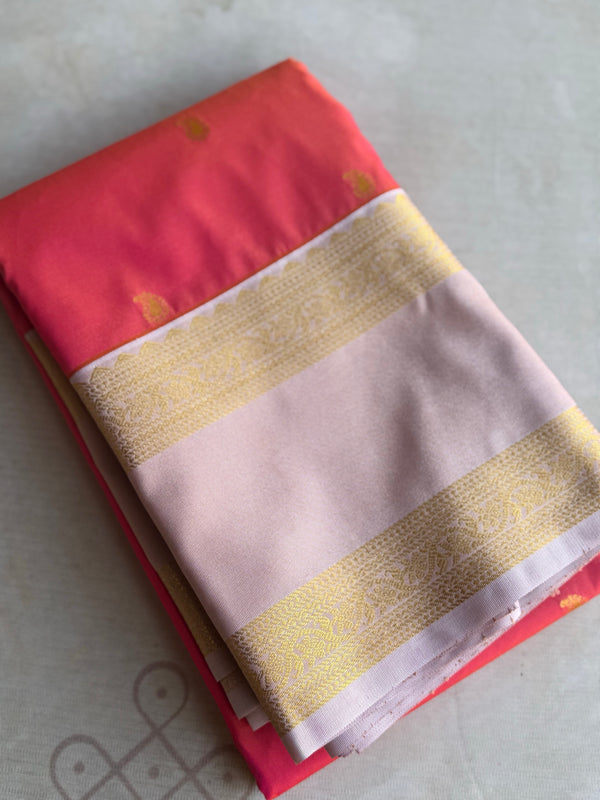 Semi Kanchi Silk Saree