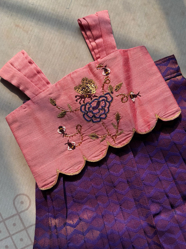 Brocade Crop Top and Skirt - Express