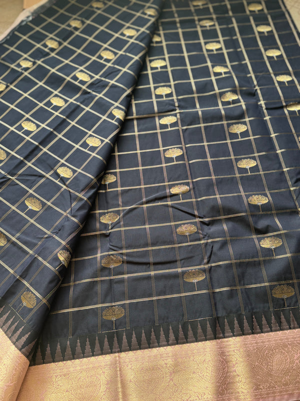 Semi Kanchi Silk Saree