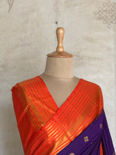 Semi Kanchi Silk Saree – Green & Pink Saree