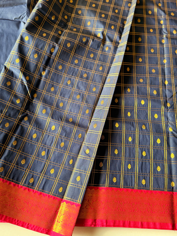 Semi Kanchi Silk Saree