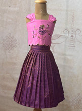 Brocade Crop Top and Skirt