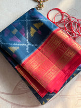 Pure Pochampalli Saree with Retta pet border –Vintage Edition