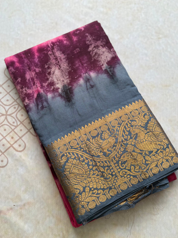 Chennuri Silk Shibori Saree