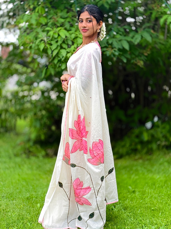 Padmam Saree with Sequin’s - Onam Edit