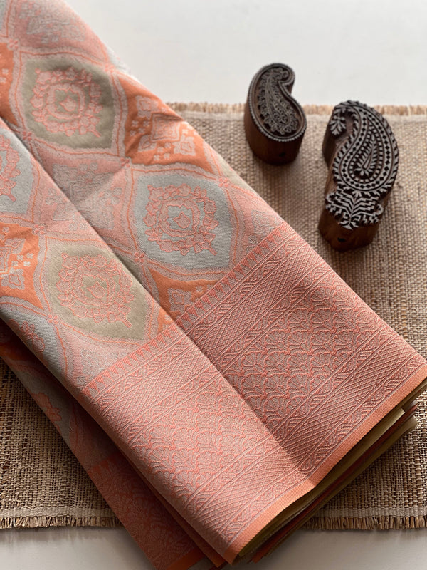 Semi Kanchi Silk Saree