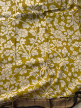 Mangalgiri Pen Kalamkari Saree