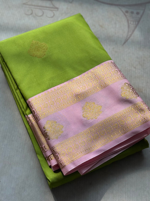 Semi Kanchi Silk Saree - Express