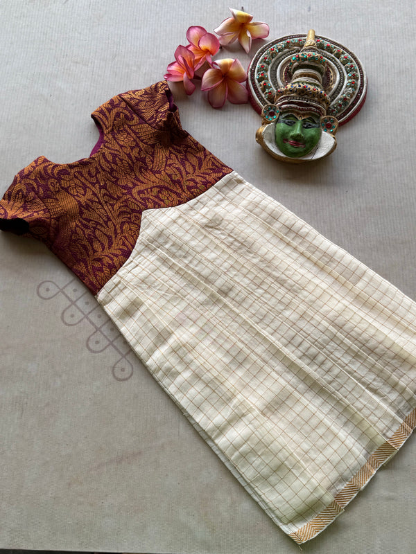 Vrusha Kids Dress - Onam Edit