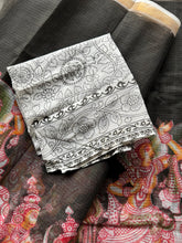 Kalahasti Pen Kalamkari Kota Saree with Cotton Blouse – Narrative Design