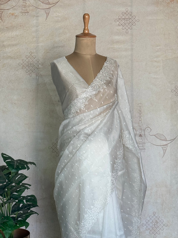 Nadhi - Organza Saree