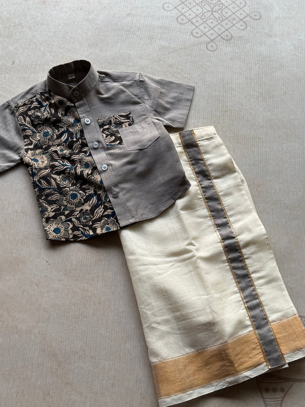 Veyon - Boys Dhoti and Shirt Onam Edit