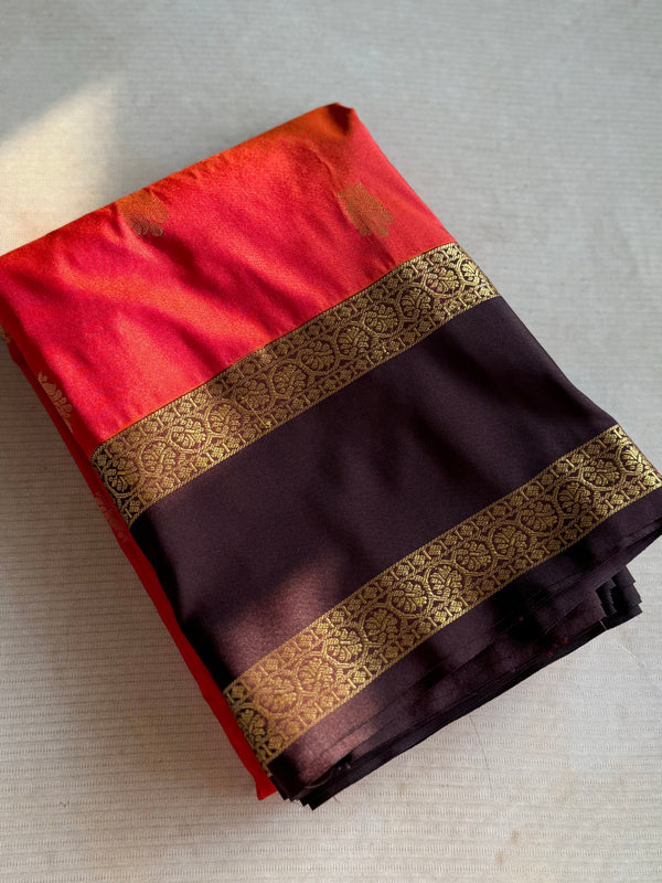 Semi Kanchi Silk Saree