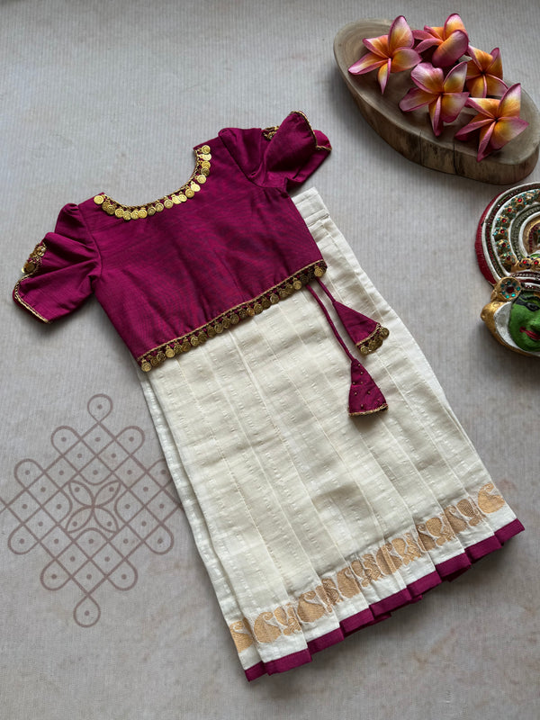 Aabarna - Crop top and skirt