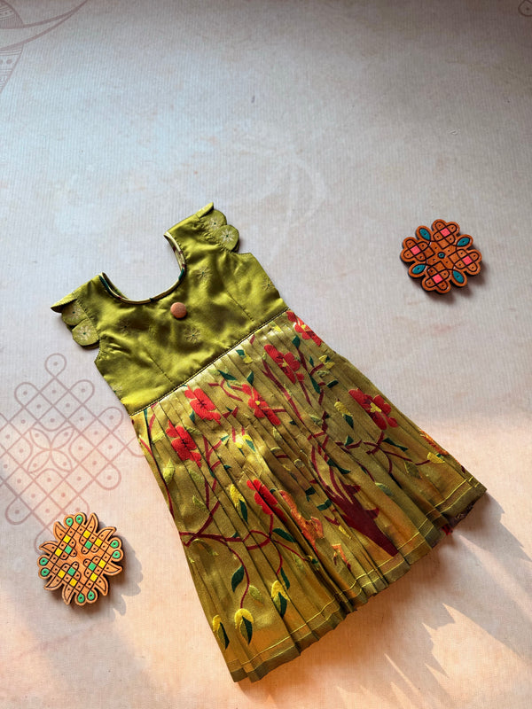 Paithani Frock