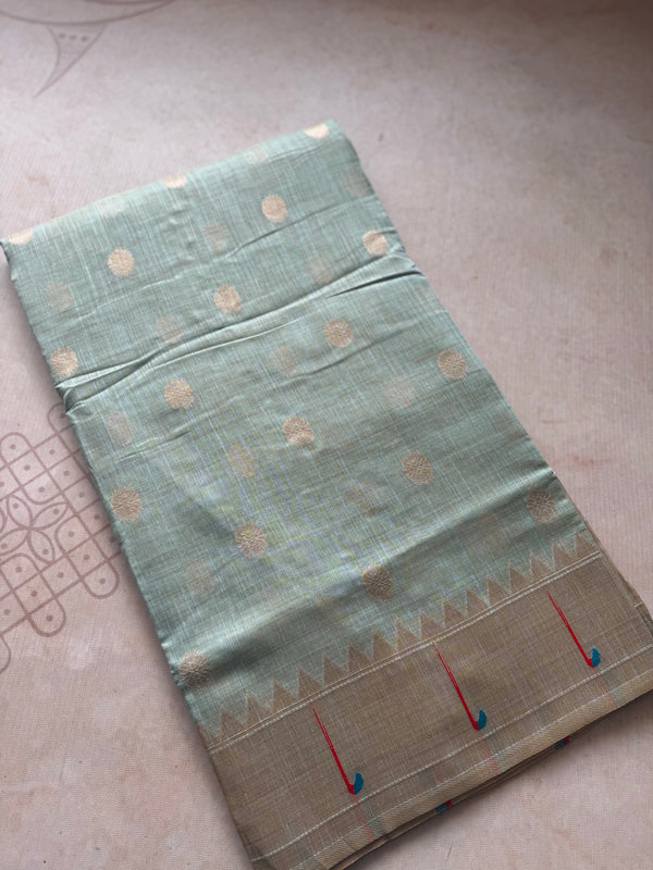 Linen Paithani