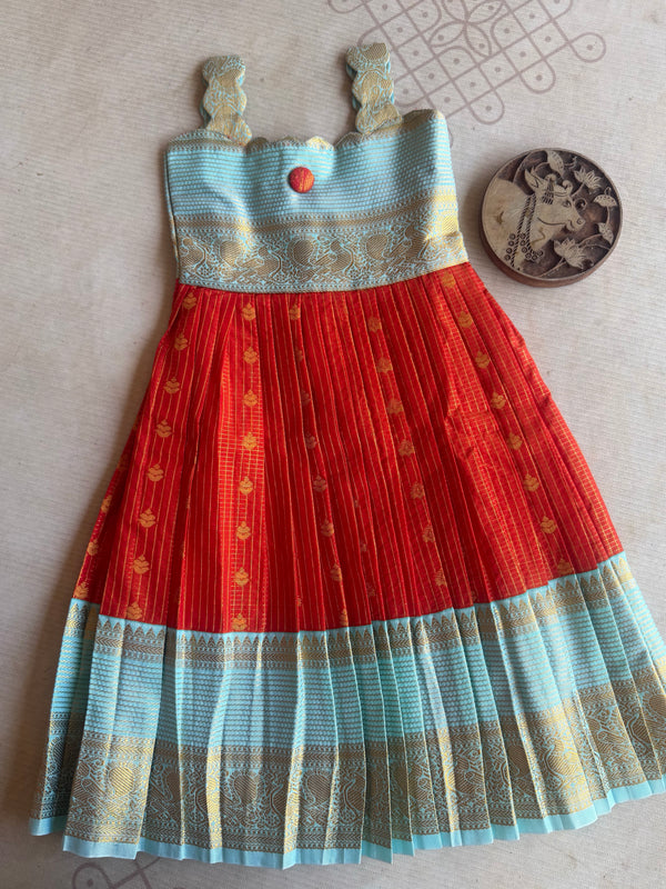 Ziva - Kids Vegan Silk Long Dress Festive Edit Express