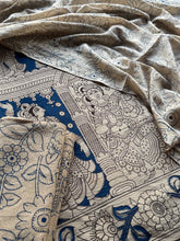 Saachi - Kalahasti Pen Kalamkari Printed Cotton 3 Piece Salwar Suit Set