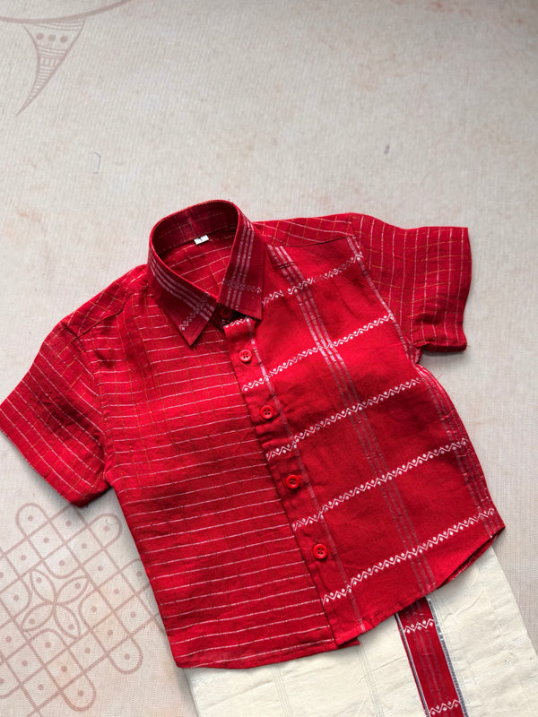 Boys Dhoti and Shirt  - Onam FastTrack