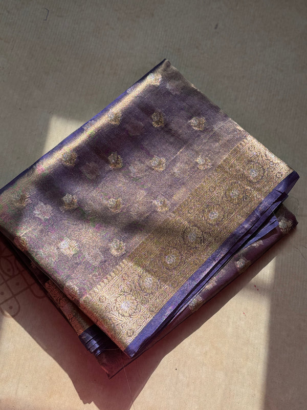 Pure Molten Gold Tissue Saree