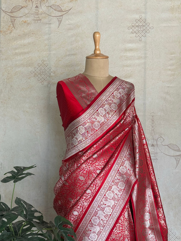 Sandhya Pure Banarasi Brocade Saree - Festive/ Wedding Edit
