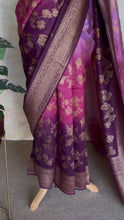 Nityasri - Ombre Khaddi Georgette Saree With Jaal Detailings