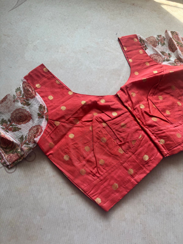 Zari polka Blouse - Express