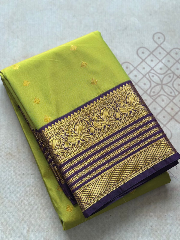 Semi Kanchi Silk Saree - Express
