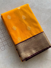 Semi Kanchi Silk Saree – Aramadam Mayilkan Border