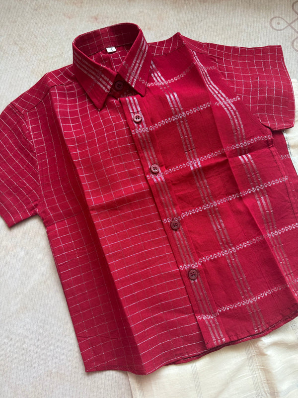 Boys Dhoti and Shirt - Onam Collection -Express