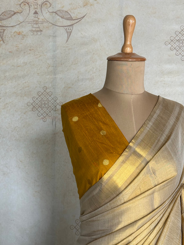 Mul Cotton Saree - Onam Edit