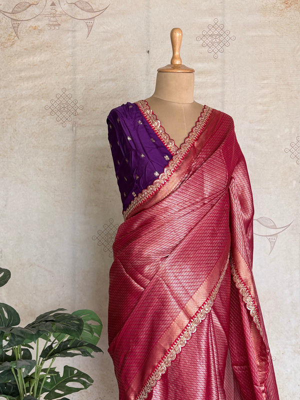 Narmada - Pure Tissue Mushru Silk Saree