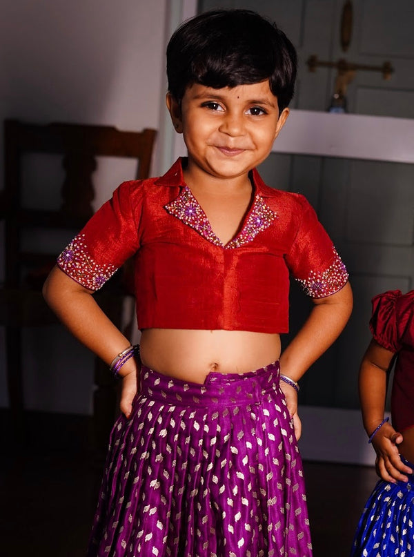 Esha - Crop Top and Skirt Occasion Edit