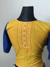 Mustard Cotton Blouse - Express