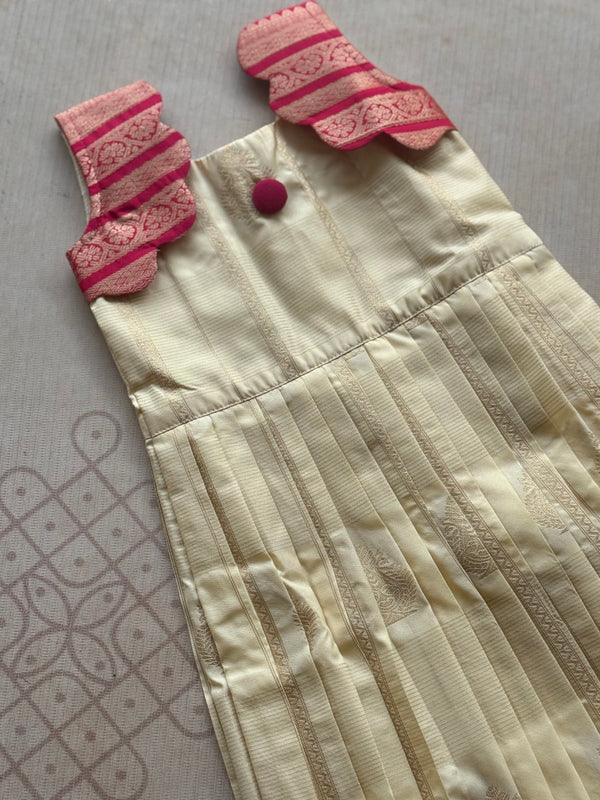 Ziva - Kids Vegan Silk Long Dress Onam Edit Express
