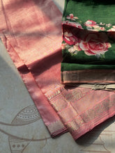 Mangalgiri Silk Unstitched Kurta + Dupatta