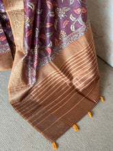 Chandini - Kalamkari Antique Zari Border Saree