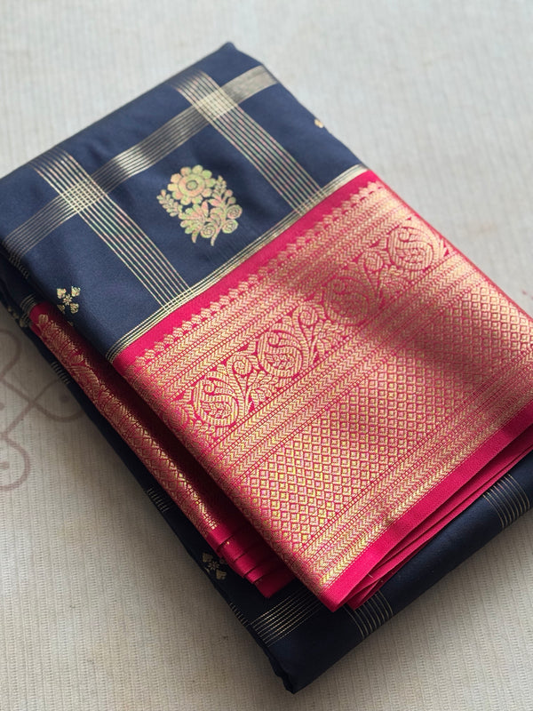 Semi Kanchi Silk Saree – Festive & Ethnic Wear