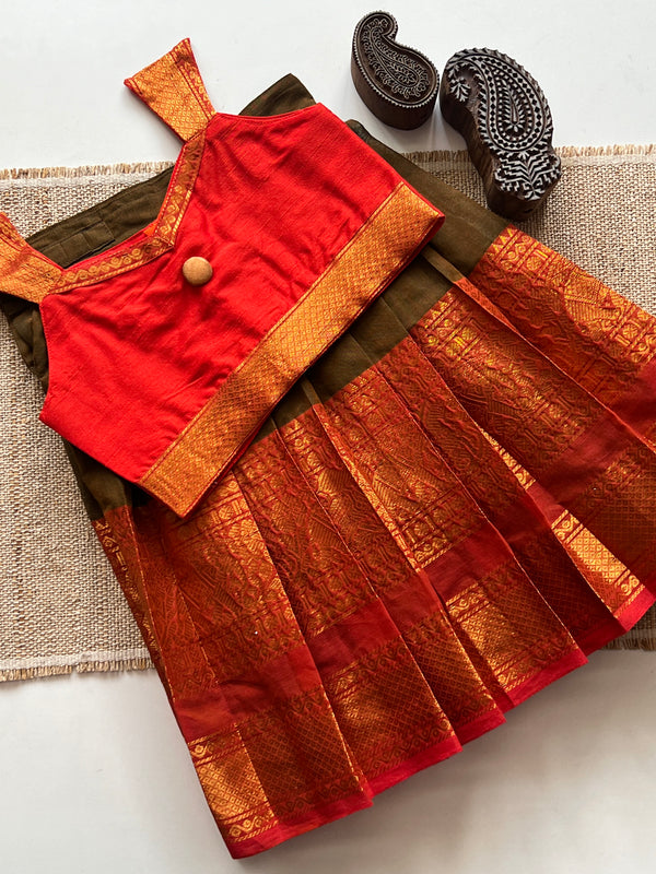 Crop top and skirt - Diwali Collection