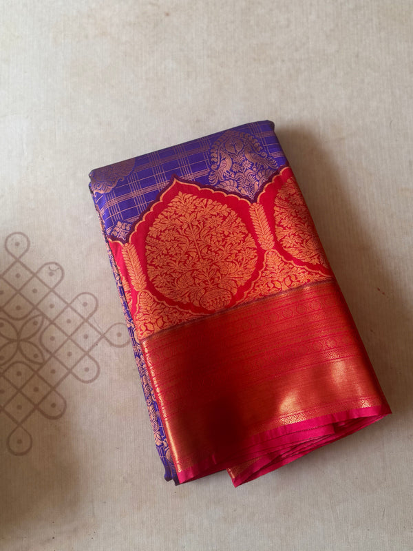Semi Kanchi Silk Saree