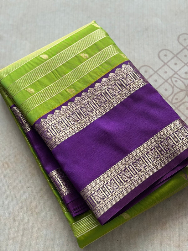 Semi Kanchi Silk Saree - Express