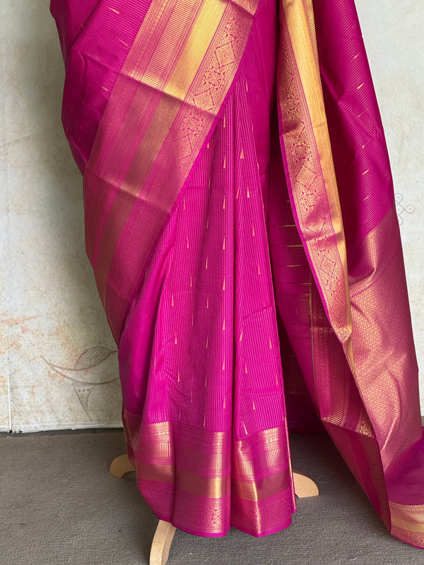 Semi Kanchi Silk Saree – Festive & Ethnic Wear