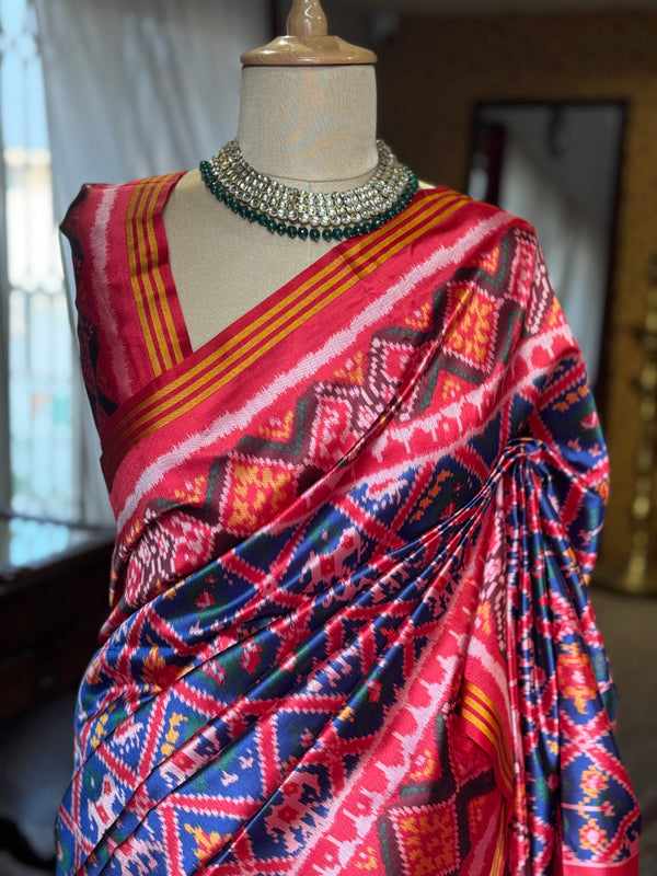 Semi Silk Patola Saree
