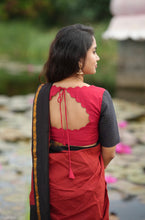 Devaki Sungudi Cotton Saree – Handcrafted Madurai Sungudi Saree in Soft Cotton