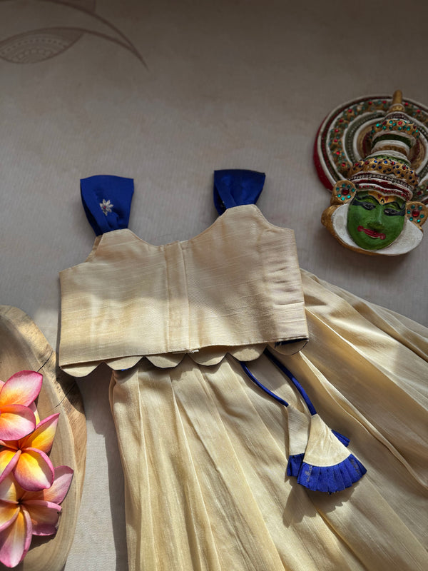 Naya Crop Top and Skirt - Onam Edit