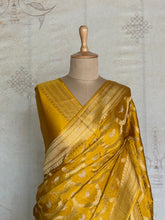 Vrishti - Mushru Satin Silk Saree with Antique Zari Jaal Weaving - Festive Edit