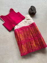 Yamuna - Kolam Crop Top & Sungudi Skirt Set Festive Edit Express