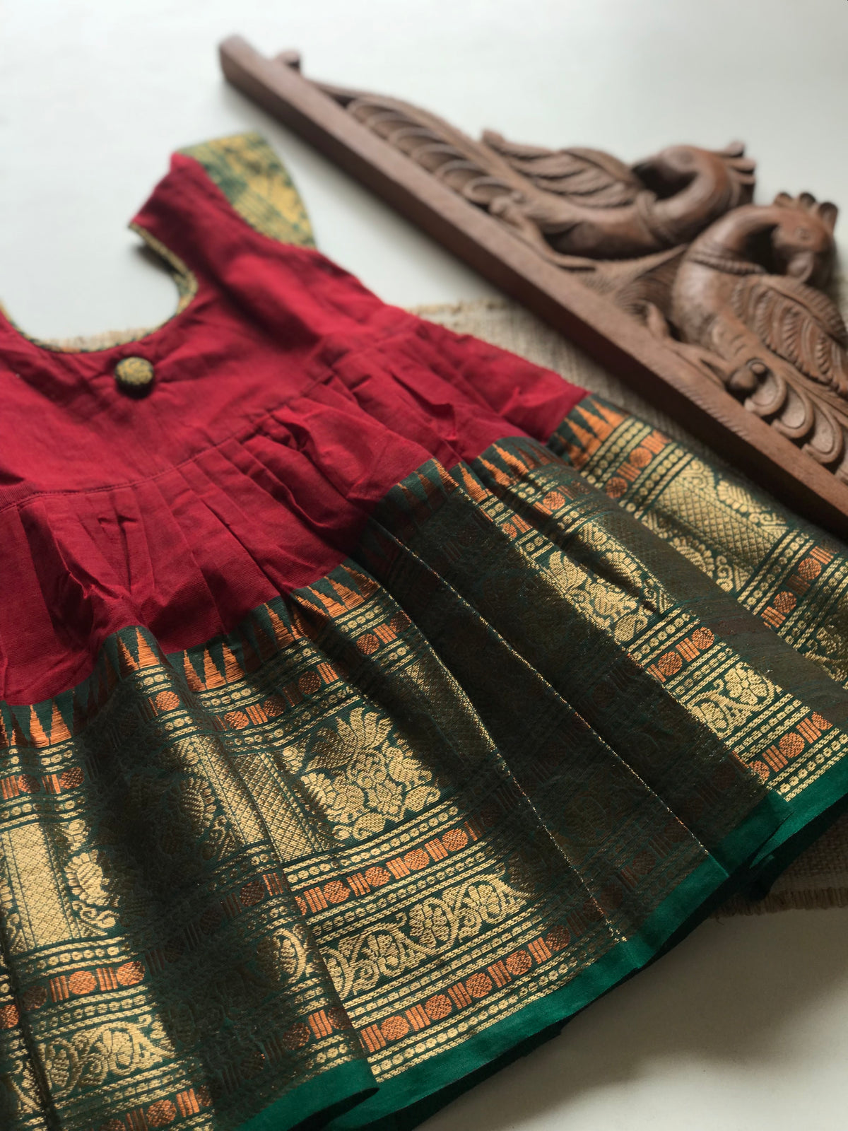 Chettinad Cotton kids frock