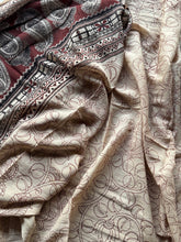 Saachi - Kalahasti Pen Kalamkari Printed Cotton 3 Piece Salwar Suit Set